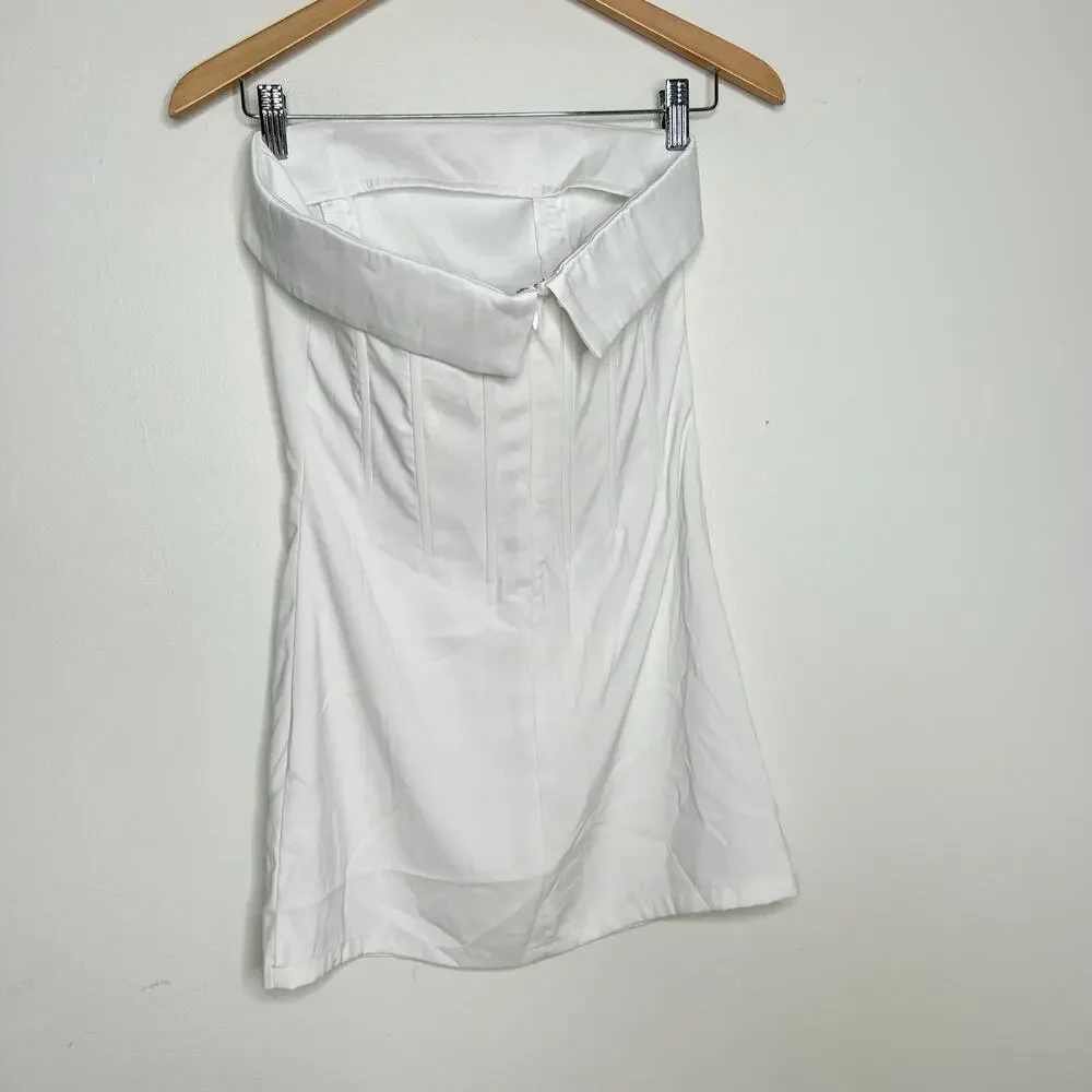 With Jean Chloe Corset Dress White - Picture 6 of 7